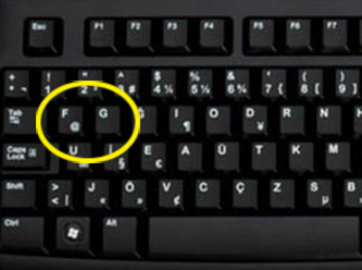Paranoyada son nokta... F klavye yasaklandı!