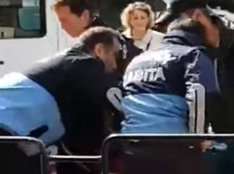 Dört zabıta, seyyar pilavcıyı sokak ortasında dövdü