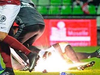 Fransa'da sahaya patlayıcı madde attılar