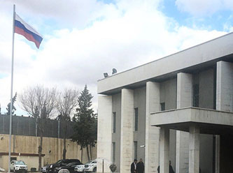 Şam'daki Rusya Büyükelçiliği'ne 2 havan topu mermisi isabet etti