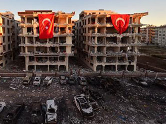 Patlamanın dehşeti gündüz ortaya çıktı