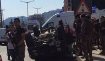 Diyarbakır'da polis aracı devrildi: 6 yaralı