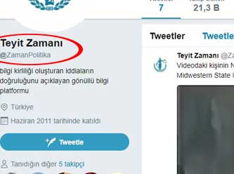 Zaman'ın sosyal medya hesapları Aktrollerin oyuncağı oldu