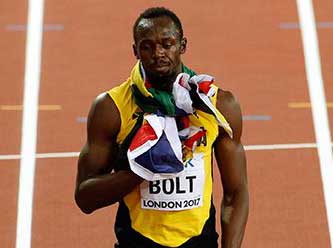Usain Bolt’a kariyerinin son 100 metresinde büyük şok