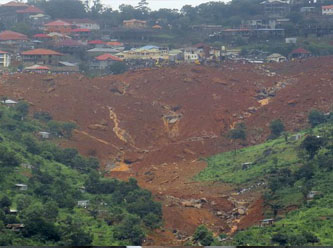 Sierra Leone'de toprak kayması: Ölü sayısı 300'ün üzerinde