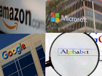 Üç teknoloji devinin üç aylık geliri 96 milyar dolar oldu