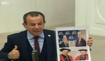 CHP'li Özcan Erdoğan'ın 'Yahudi Cesaret Madalyası' aldığı fotoğrafı gösterdi Meclis karıştı