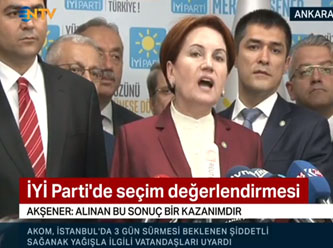 Seçim bitti, sansür kalktı: Akşener canlı yayında açıklama yaptı....