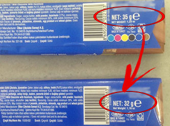 Firmalar zam yapmadı ama bakın nasıl gramajı düşürüyorlar...