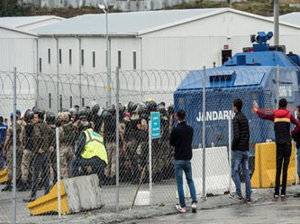 İstanbul'da panzerler eşliğinde havalimanı inşaatı