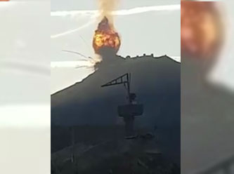 Hakkari'deki patlamanın görüntüleri ortaya çıktı