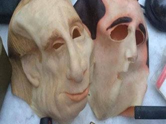 Ukrayna'da Putin maskesi takıp Türkleri soydular