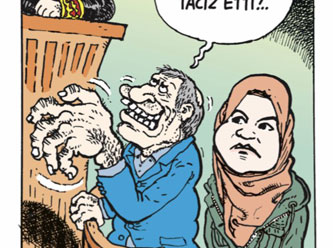 Leman'ın kapağında tacizci polis var