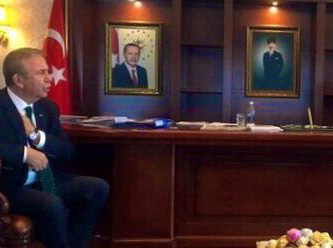 Yavaş'ın makam odasındaki detay