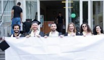 İstanbul Üniversitesi'nde boş pankarta yasak