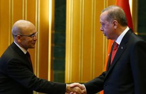 Erdoğan, Mehmet Şimşek'le görüştü