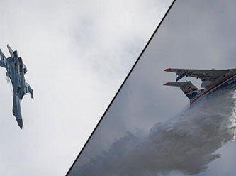 Rus savaş uçakları İstanbul semalarında...