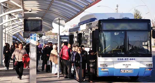 Ankara'da Toplu Ulaşım Ücretleri Yüzde 14,30 Oranında Arttırıldı