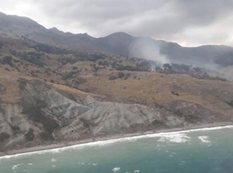 Gökçeada'da 30 hektarlık alan kül oldu