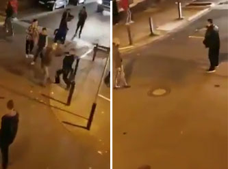 Almanya'da Türk ve Kürt gruplar arasında tekme tokat kavga