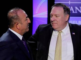 Çavuşoğlu ile Pompeo'dan 'Mazlum Kobani' görüşmesi