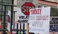 Türkiye’deki kadın hakları ihlalleri için Londra'da yürüdüler