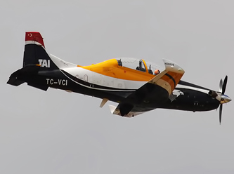 Ankara'da TAI'nin Hürkuş eğitim uçağı düştü
