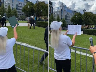 Şimdi de Norveç... Provokatör, Kur'an-ı Kerim sayfalarını yırttı