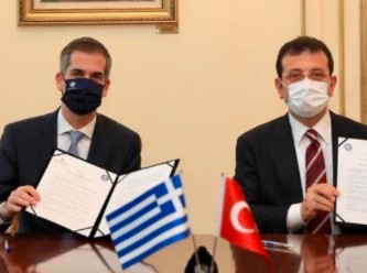 İmamoğlu, Atina Belediye Başkanı'nı ağırladı