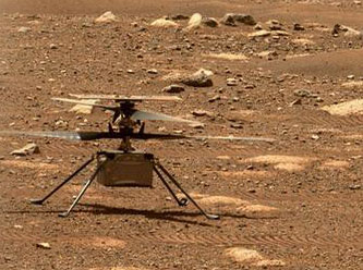 NASA, uzay helikopterini Kızıl Gezegen'de ilk kez uçurdu