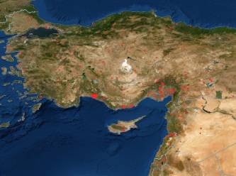 Türkiye'deki yangınlar NASA haritasına da yansıdı