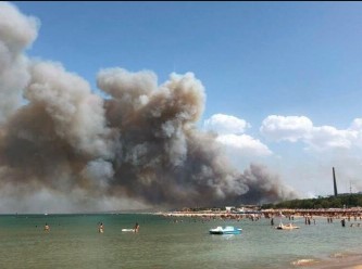 İtalya’da orman yangınları ile mücadele sürüyor