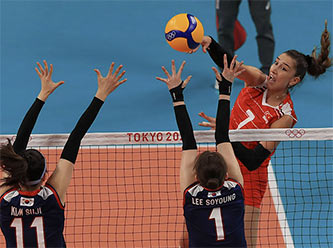 A Milli Voleybol Takım grubu lider tamamladı