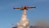 Marmaris’te orman yangını! THK uçakları da müdahale ediyor
