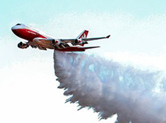 Erdoğan'ın uçan sarayının aynısı ile yangın söndürüyorlar