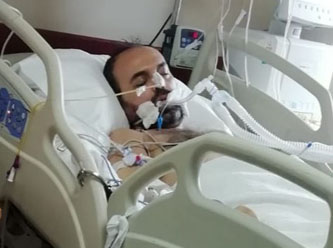 Cezaevinde koronavirüsten ölen KHK’lı Veysel Atasoy’un entübe halde yatağa kelepçelendiği ortaya çıktı