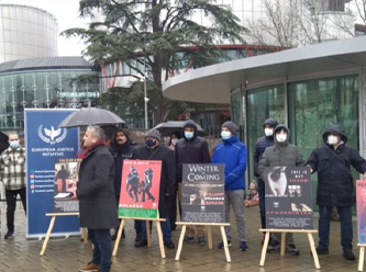 Avrupa Adalet İnisiyatifi AİHM önünden seslendi