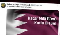 MKE'den Katar'a 'zamanlaması manidar' kutlama mesajı