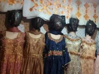 Taliban şimdi de vitrin mankenlerine kafayı taktı