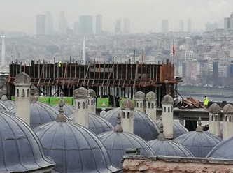 İBB, Süleymaniye'nin önündeki Bilal Erdoğan'ın inşaatı için 