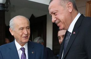 Erdoğan, MHP Genel Başkanı Bahçeli'yi evinde ziyaret etti