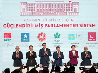Altı partinin 'Güçlendirilmiş Parlamenter Sistemi' teklifinin detayları belli oldu