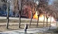 Kiev'de ard arda büyük patlamalar