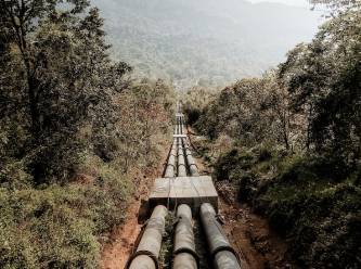 Manisa Gördes'te nikel madeninin atık borusu patladı