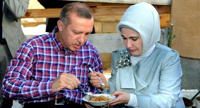 Erdoğan'ın korumaları 5 günlük bayram programında 13 milyon yemiş