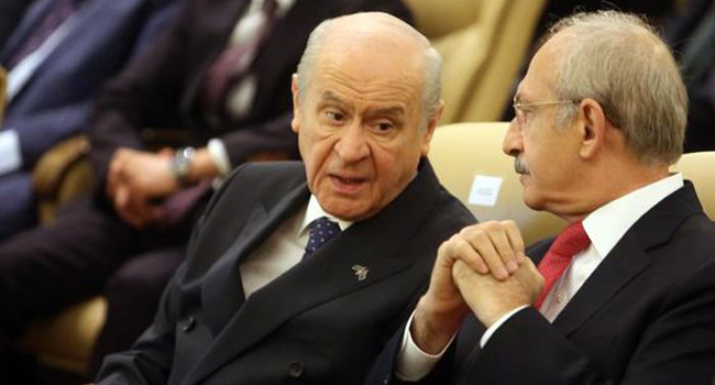 CHP yönetimini eleştiren Kılıçdaroğlu'na Erdoğan'dan sonra bir destek de Bahçeli'den