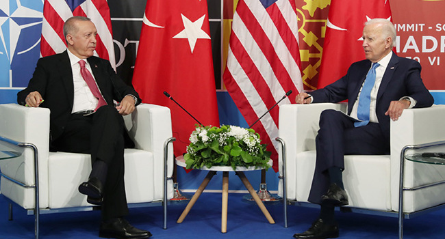 Erdoğan ile ABD Başkanı Biden görüştü