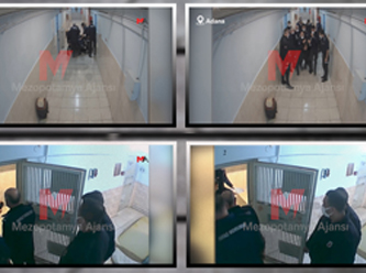 Cezaevinde işkence güvenlik kameralarına yakalandı