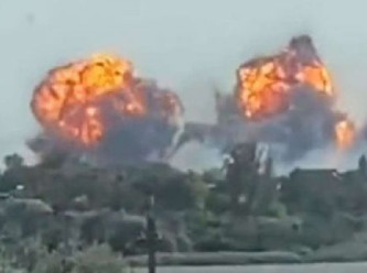 Rus işgali altındaki Kırım'da bir büyük patlama daha