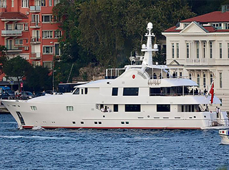 Erdoğan'ın lüks yatı boğazda